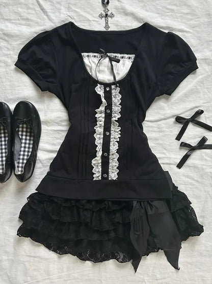 Faux Two-Piece Shirt