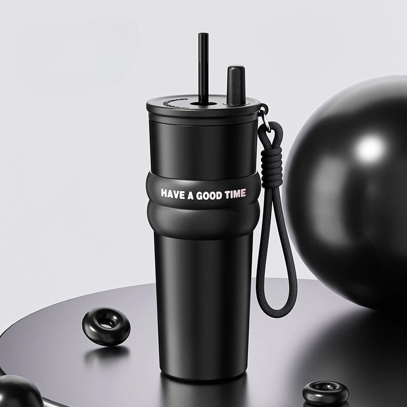 Thermos Bottle Straw Cup