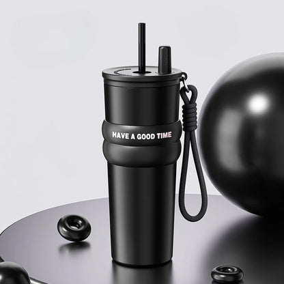 Thermos Bottle Straw Cup