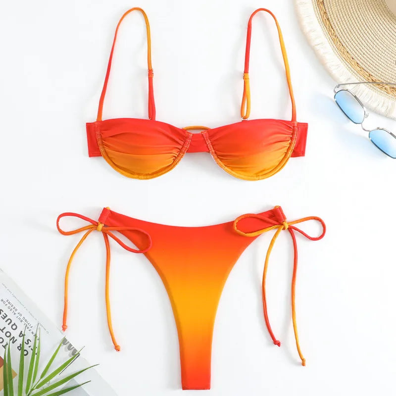 Ombré Underwire Bikini