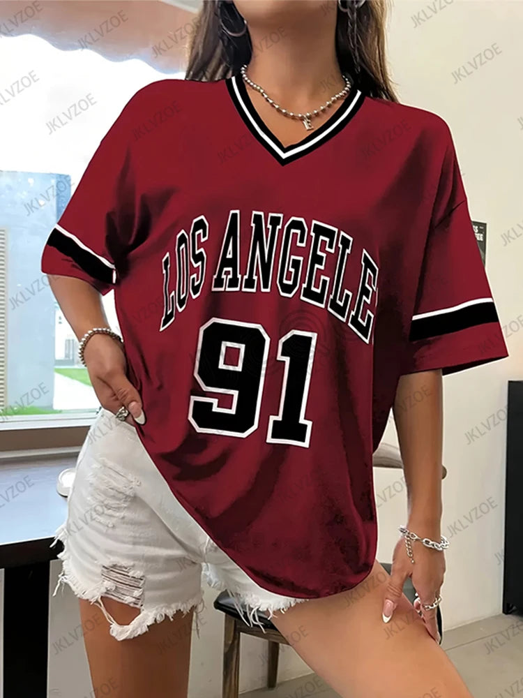 Los Angeles No.91 Print T-Shirt