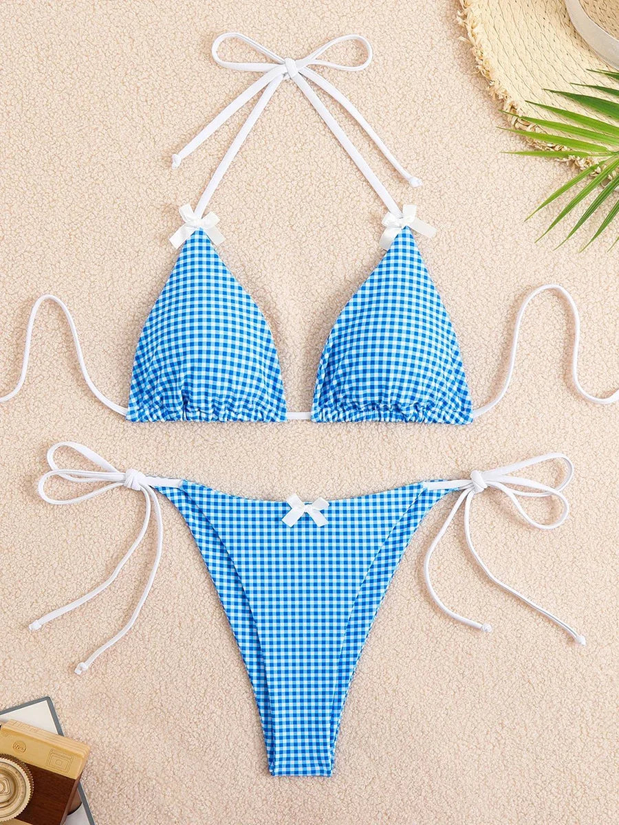 Plaid Bikini