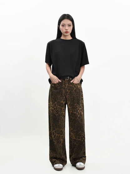Leopard Print Jeans