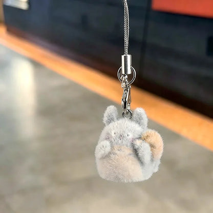 6PCS My Neighbor Totoro Flocked Charms