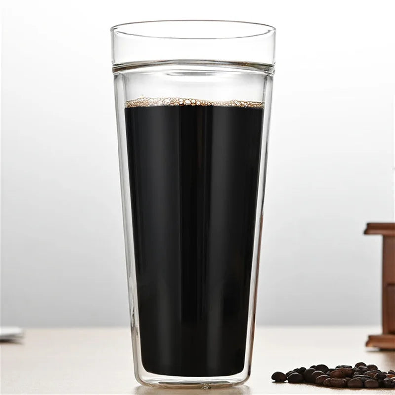 Double Wall Glass Coffee Mug