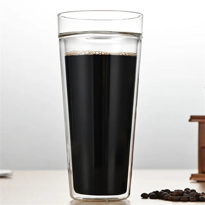 Double Wall Glass Coffee Mug