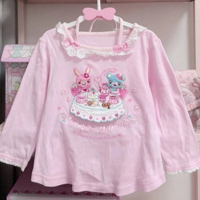 Sweet Kawaii Print Blouse