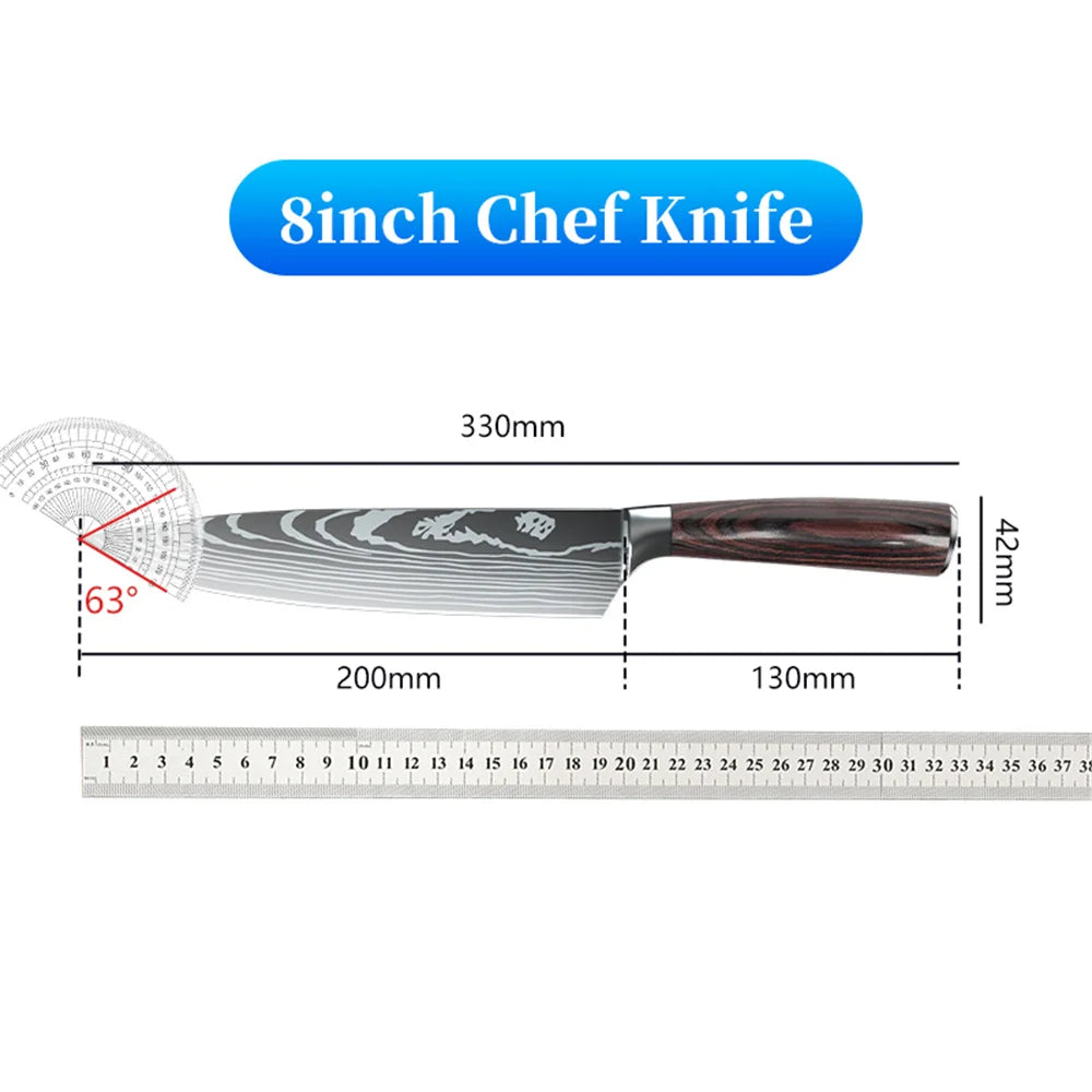 9 Types of Stainless Steel Kitchen Knife