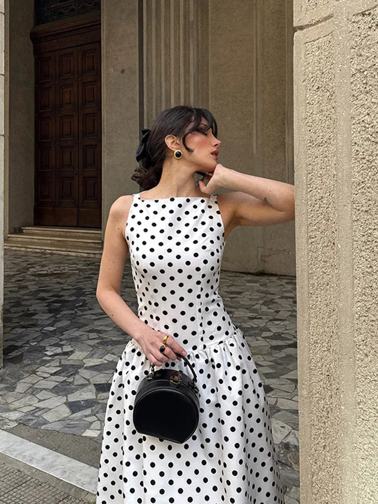 Polka Dot Long Dress