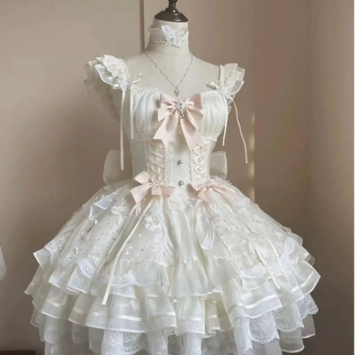 Bow Lace Dress