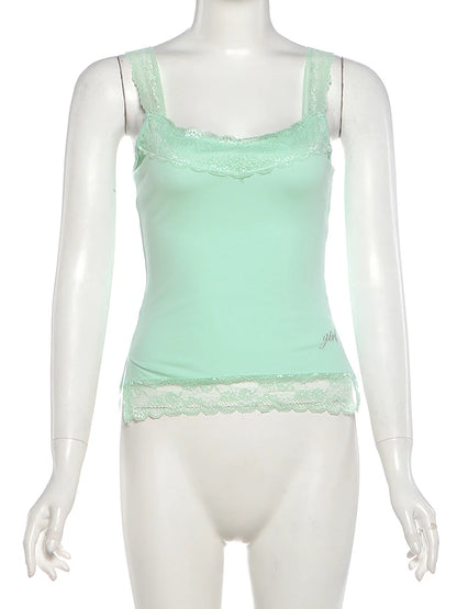 Lace Patchwork Camisole