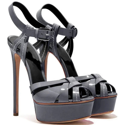 Stiletto High Heel Strappy Sandals