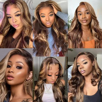 Highlight Brazilian Body Wave Lace Front Wig