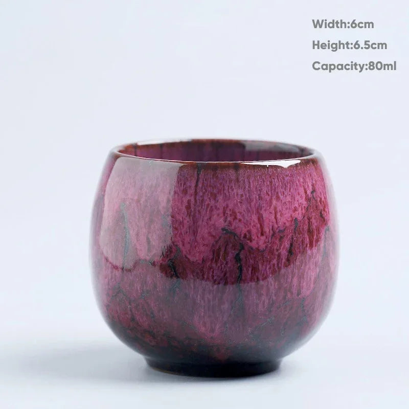 Kiln Change China Ceramic Tea Cup
