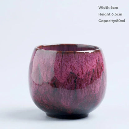 Kiln Change China Ceramic Tea Cup
