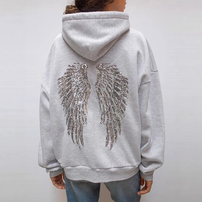 Wings Beads Sweatshirt