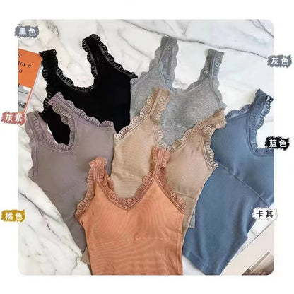 Sleeveless Lace Tank Top