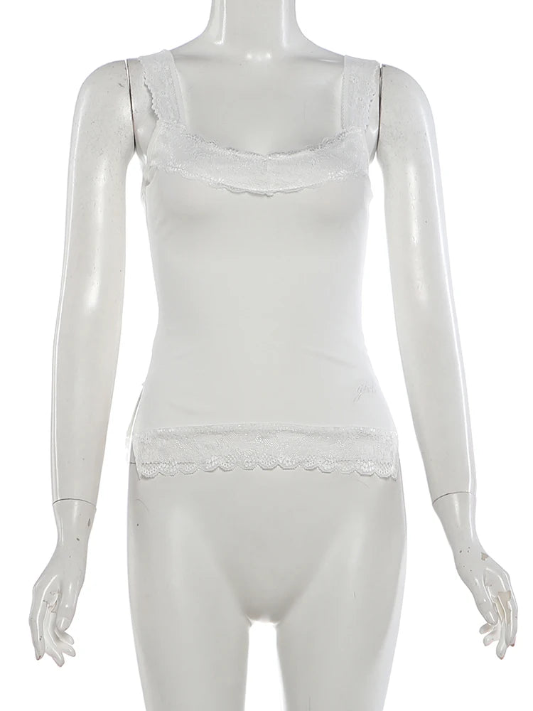 Lace Patchwork Camisole