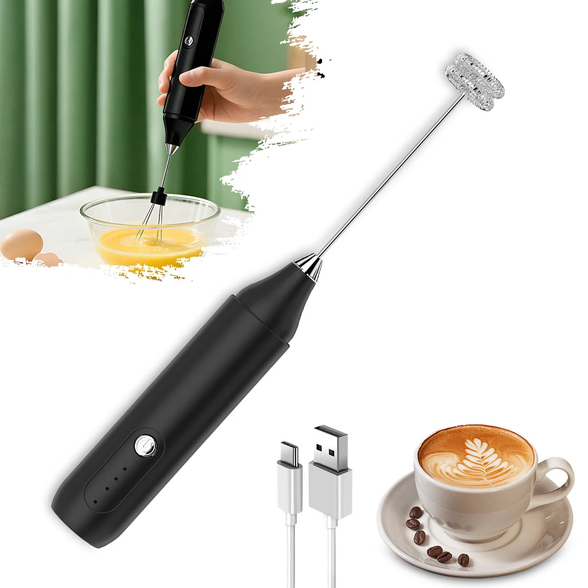 Portable Handheld Electric Frother
