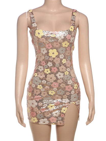Floral Print Mini Dress