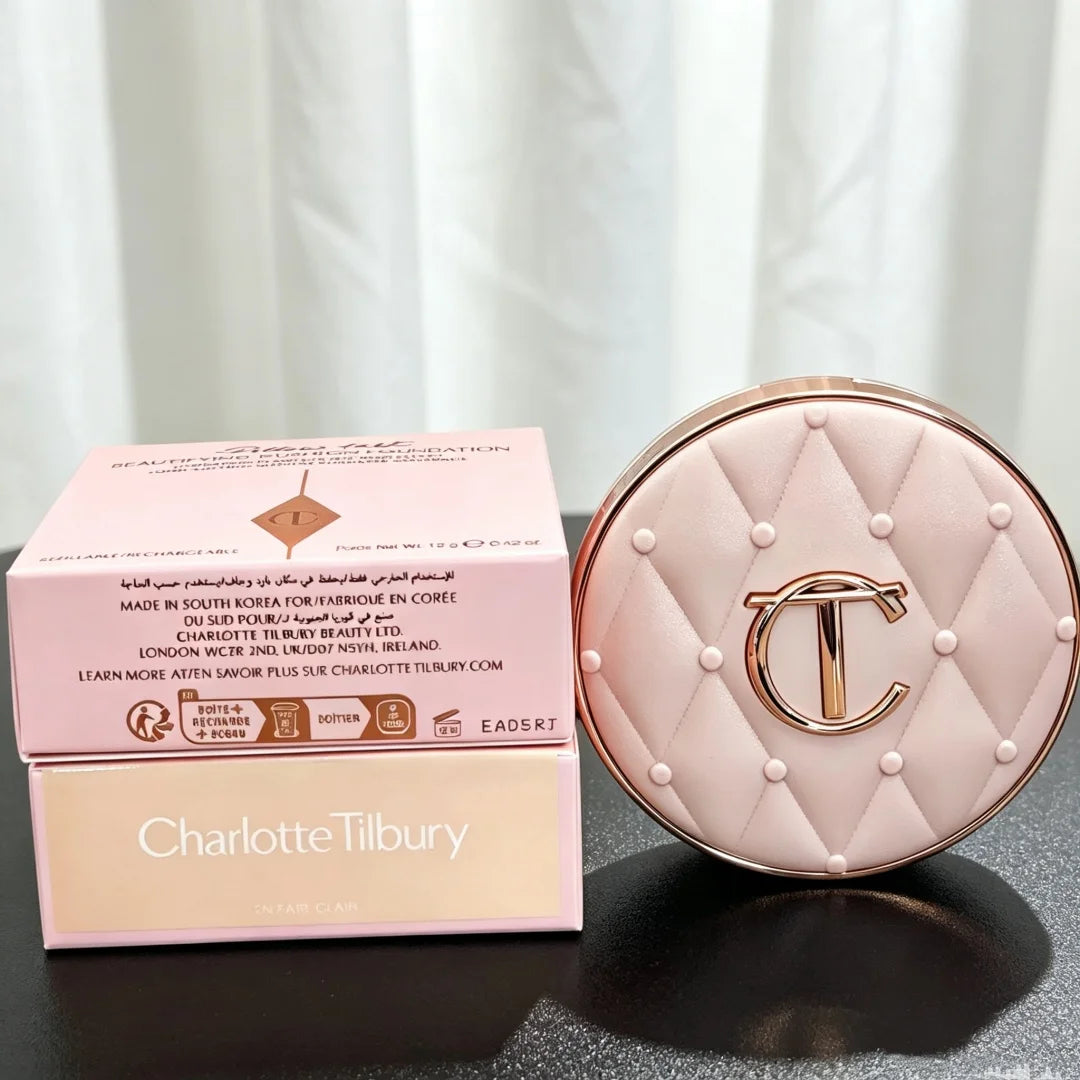 Dual-Color Blush Concealer Cushion Delicate And Smooth Brightening And Moisturizing Concealing Lasting Makeup