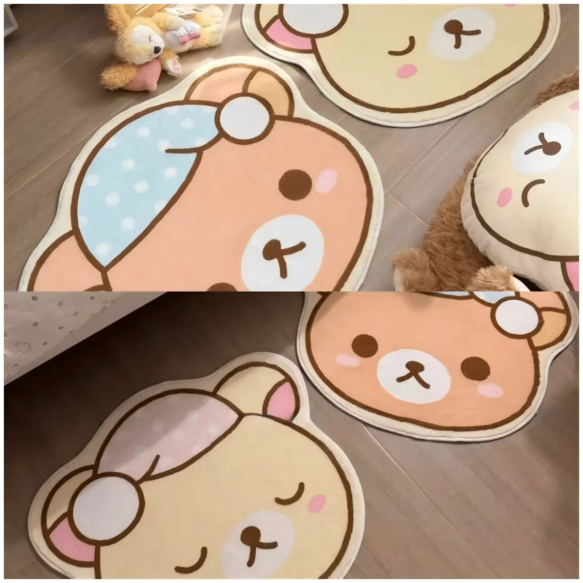 Alfombra de oso de dibujos animados