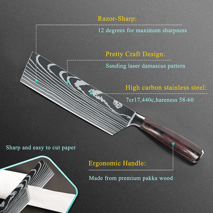 9 Types of Stainless Steel Kitchen Knife