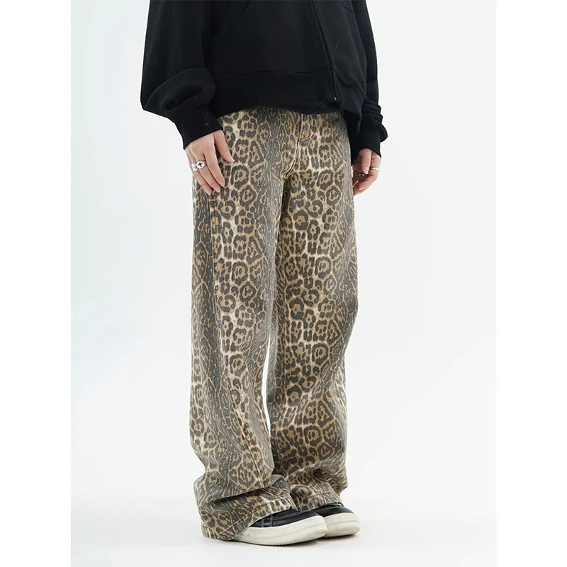 Leopard Print Jeans