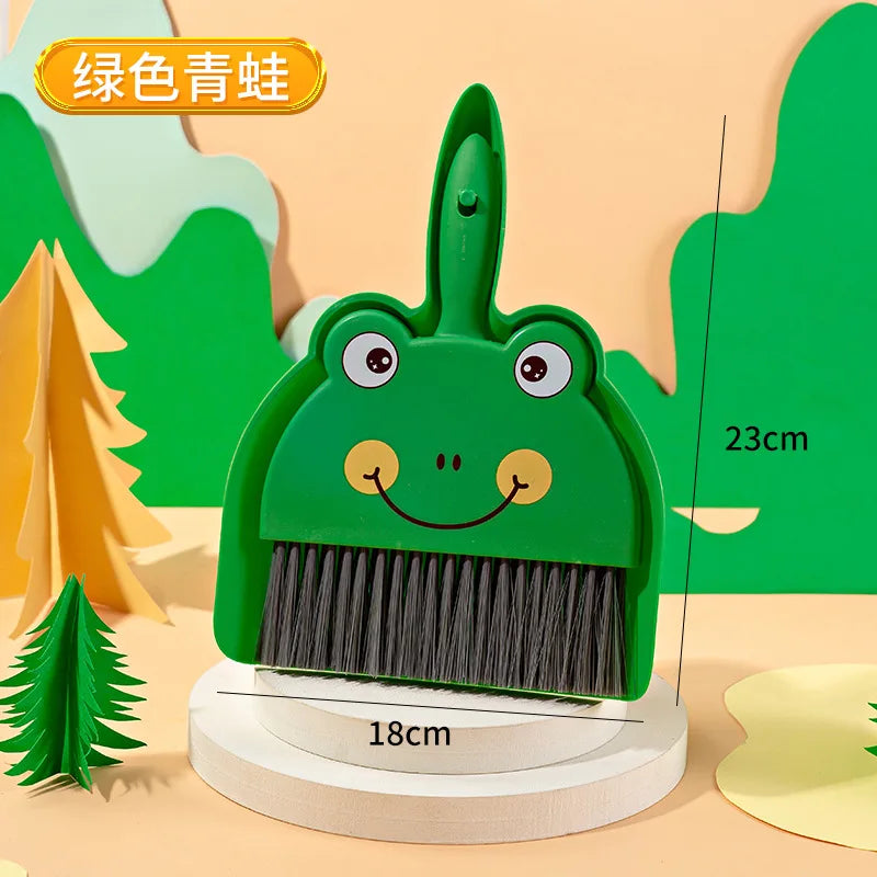 Mini Cartoon Desktop Cleaning Broom