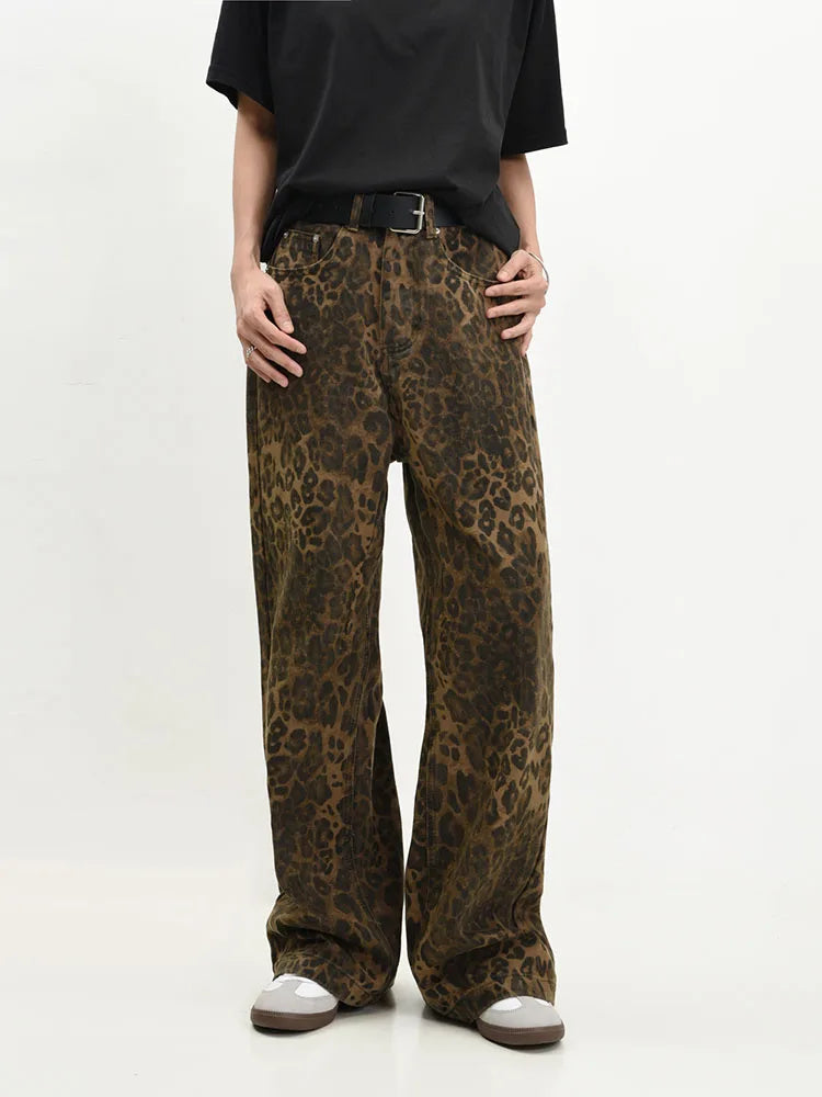 Leopard Print Jeans