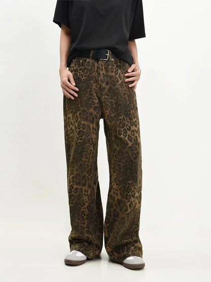 Leopard Print Jeans
