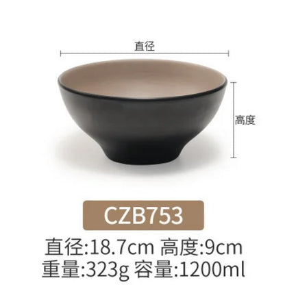 Melamine Japanese Bowl
