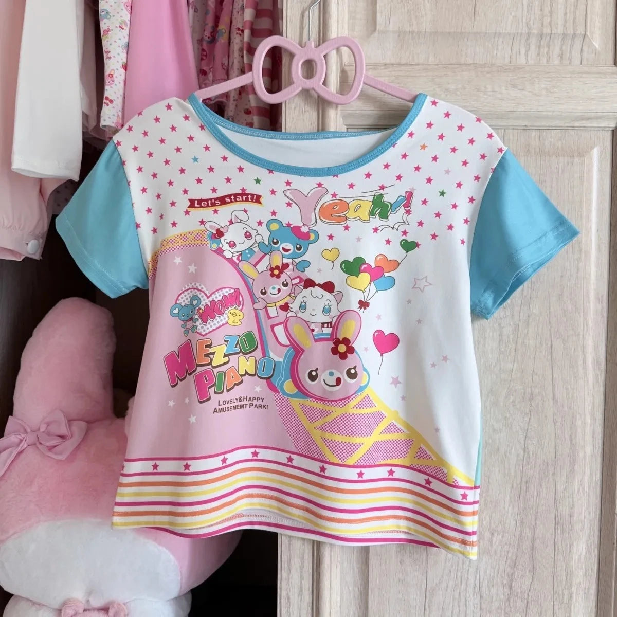 Sweet Kawaii Print Blouse