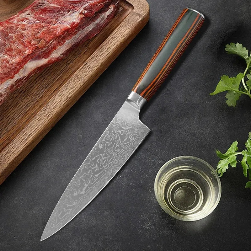 Damascus Kitchen Knife