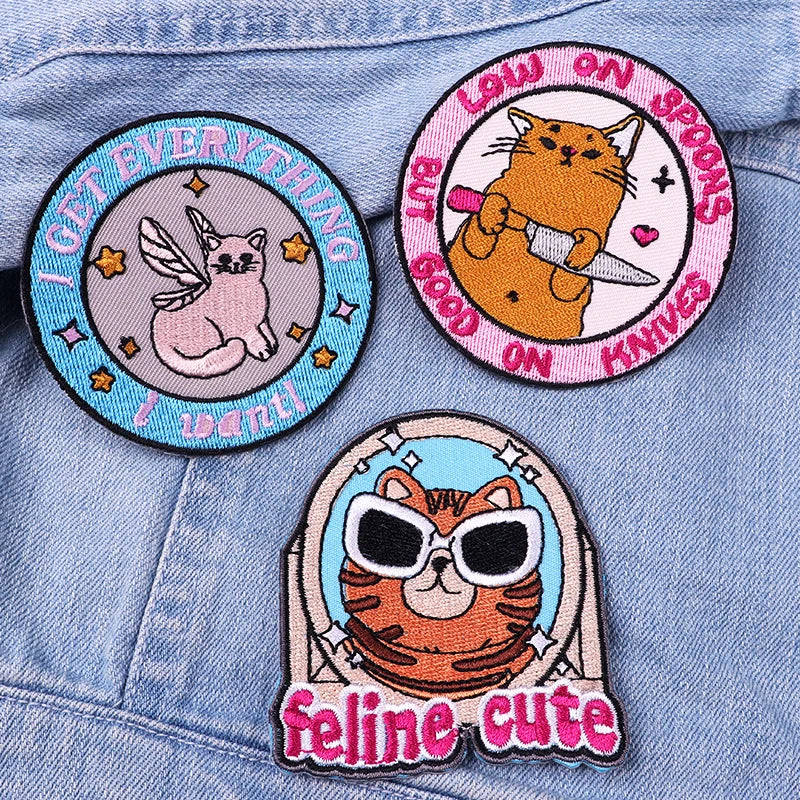 Cat Embroidery Patch