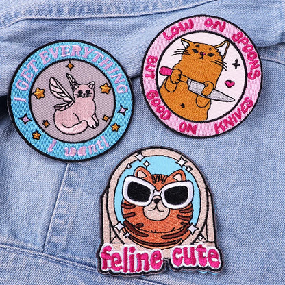 Cat Embroidery Patch