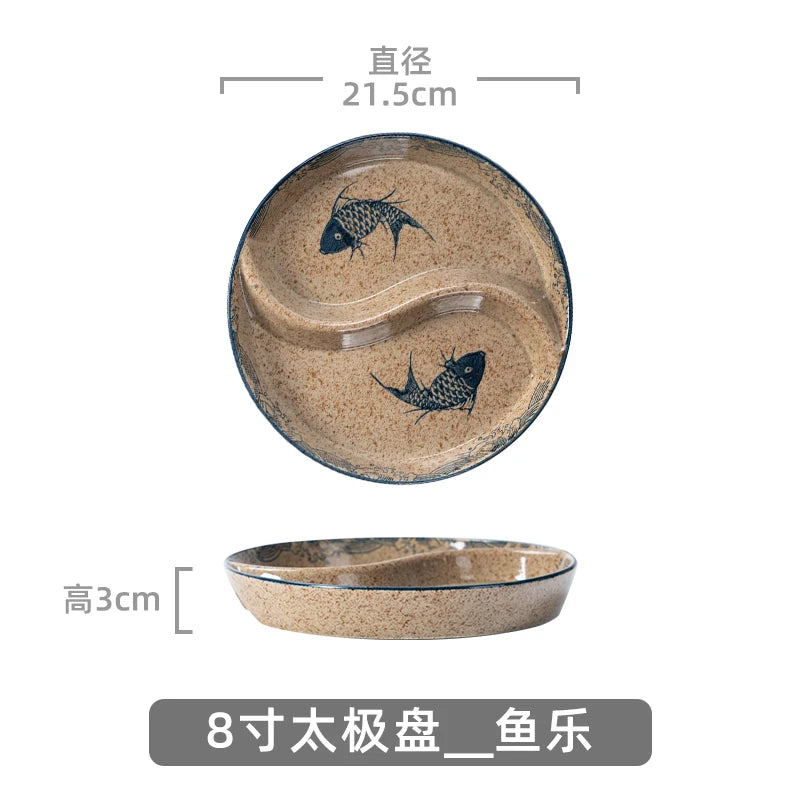 Round Ceramic Plate