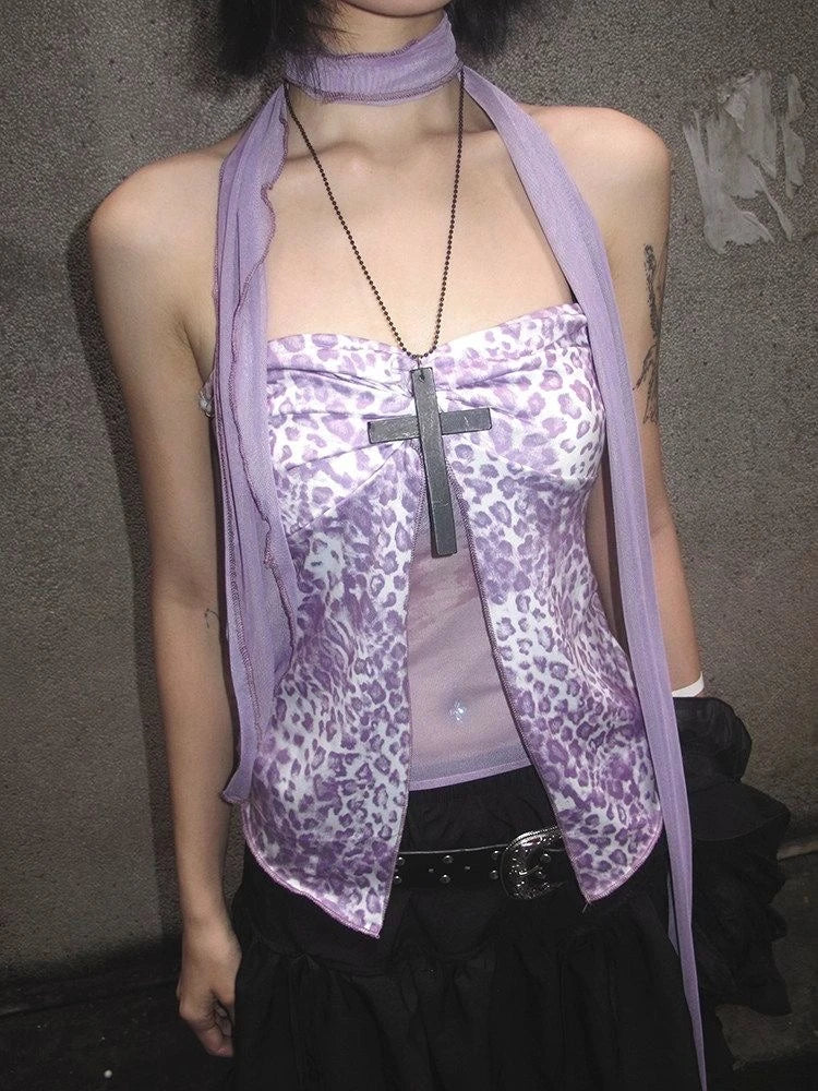 Top estampado