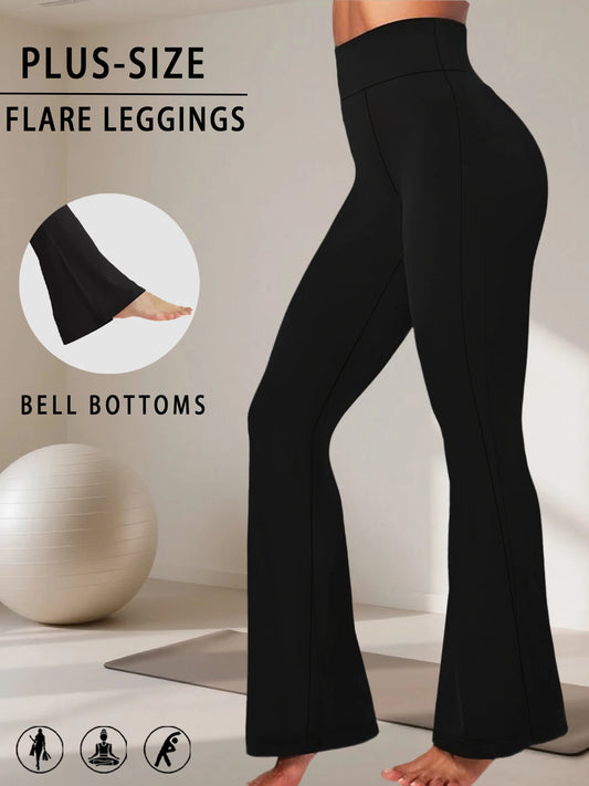 High-Rise Flared Leggings