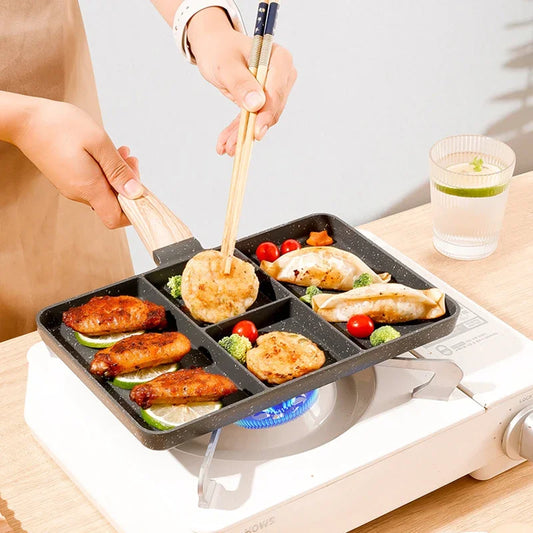 4 Hole Non-Stick Steak Frying Pan