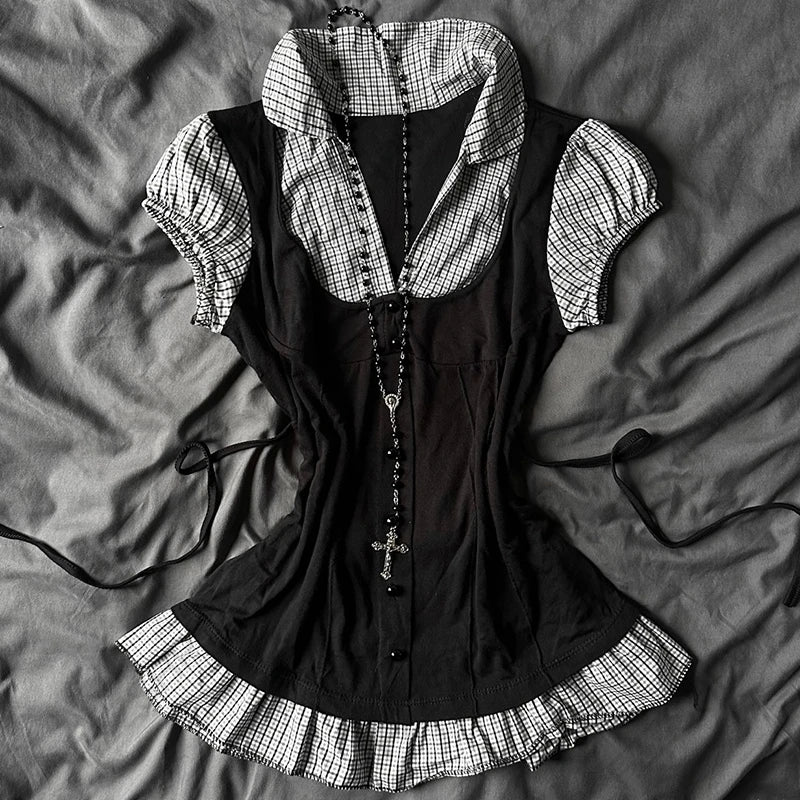Faux Two-Piece Shirt