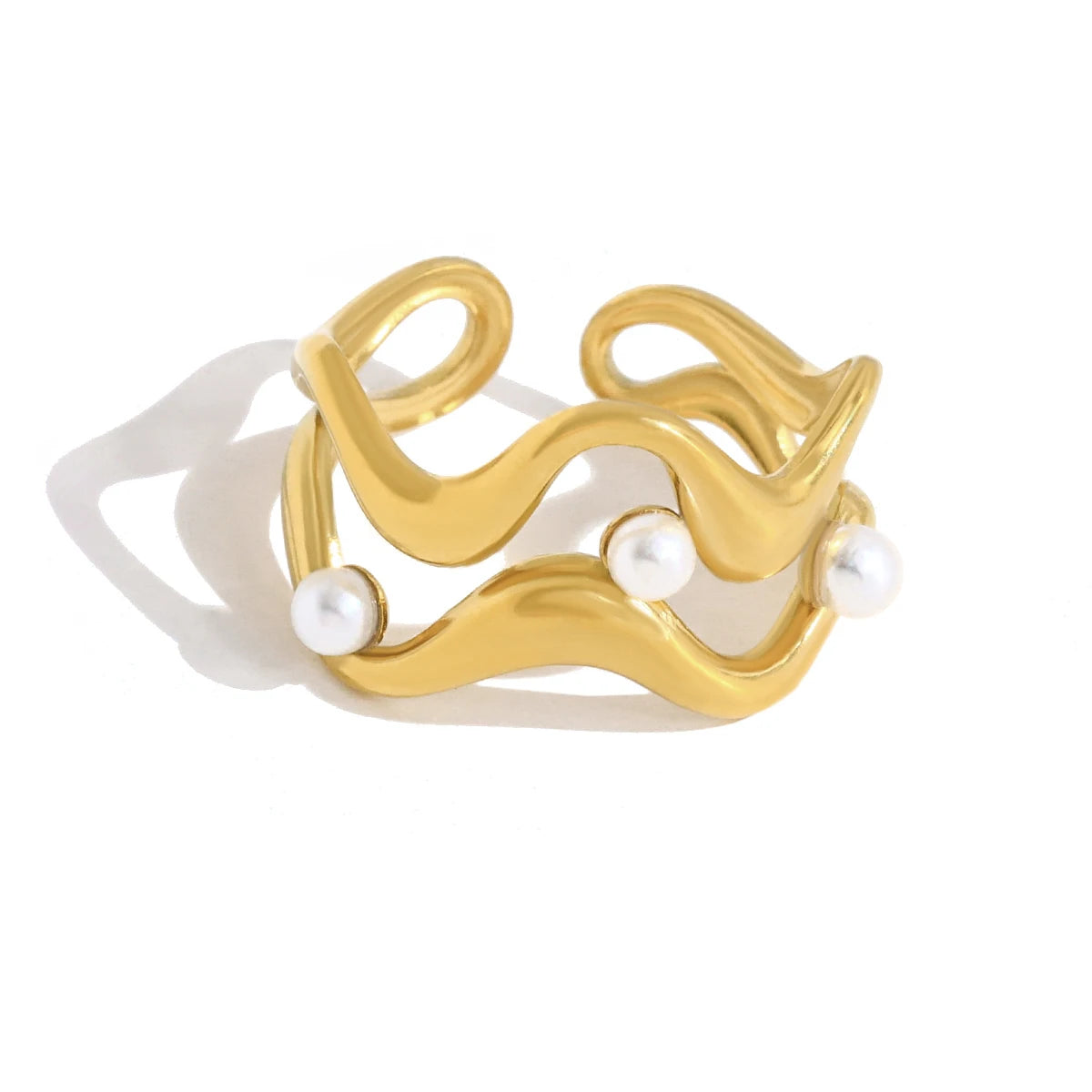 Irregular Stainless Steel Ring