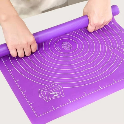 Food grade Plastic Rolling Mat with Measuring Tool