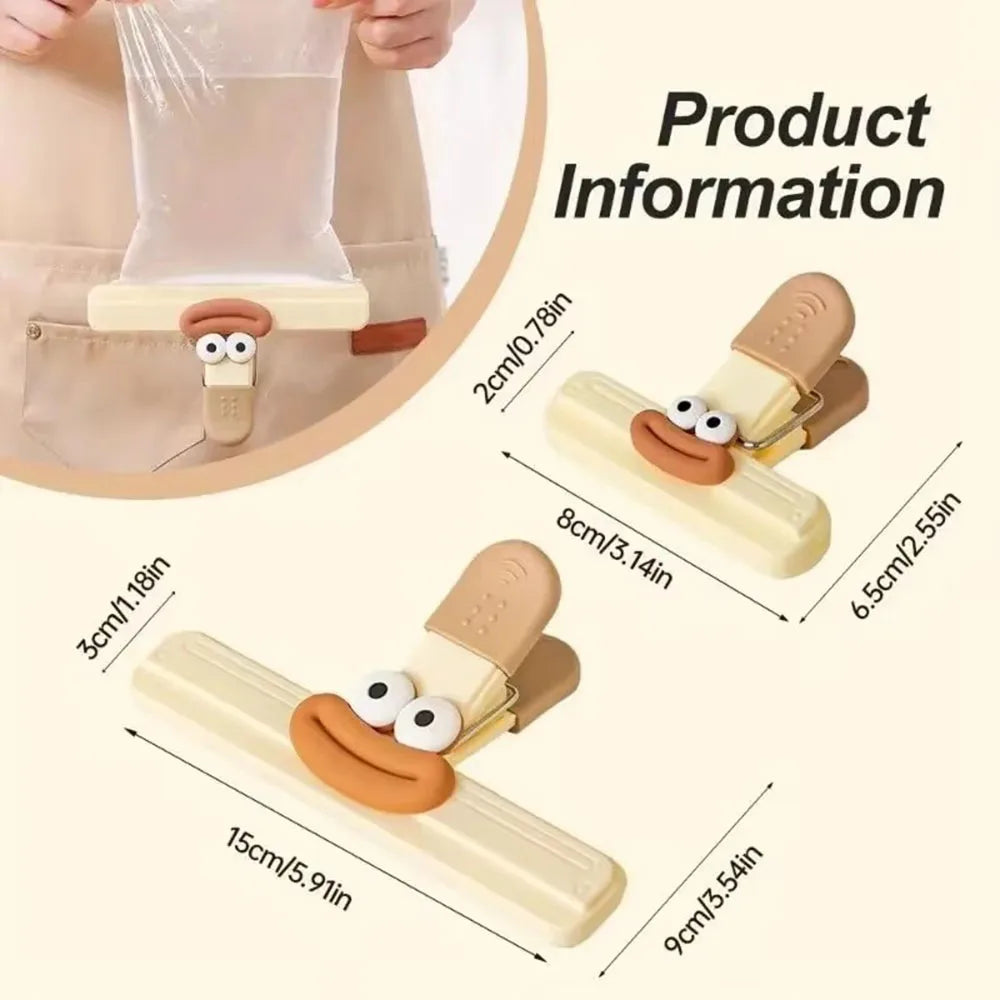 2/5/6 Pcs Creative Snack Sealing Clip