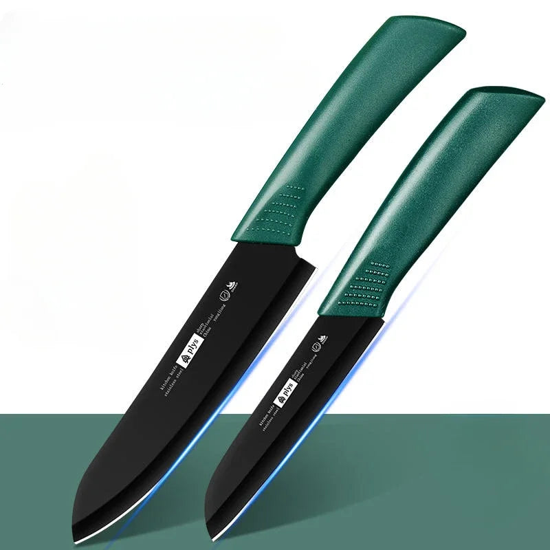 Stainless steel sharp fruit knife chopping board set