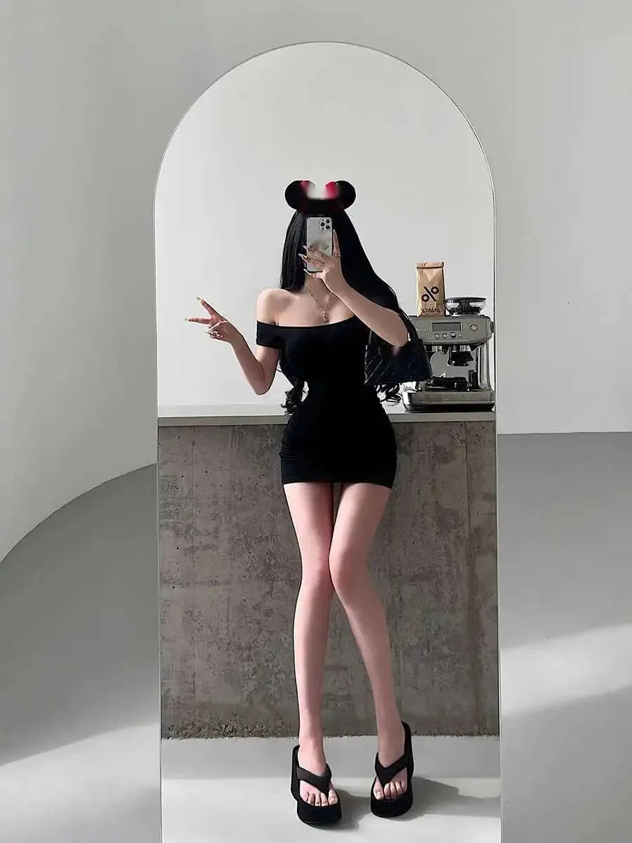 One Shoulder Tank Mini Dress