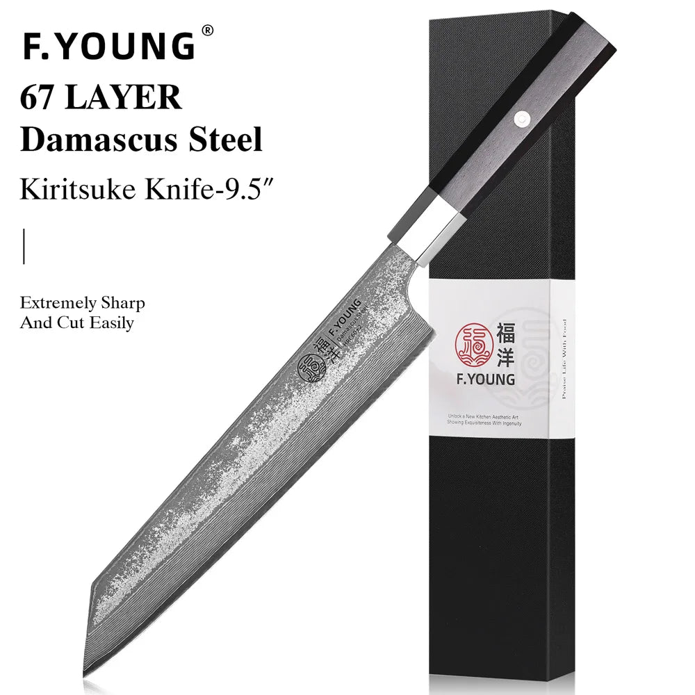 Damascus Steel Professional Kitchen Knives