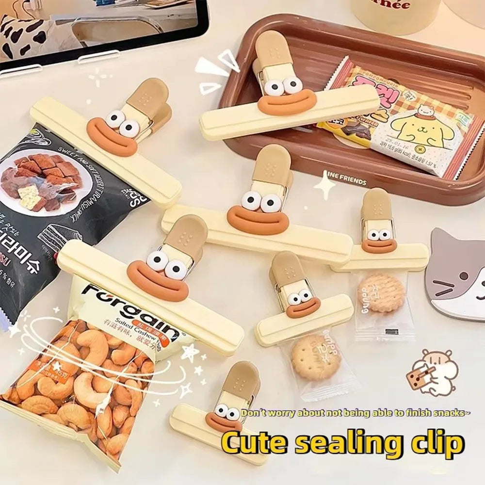 2/5/6 Pcs Creative Snack Sealing Clip