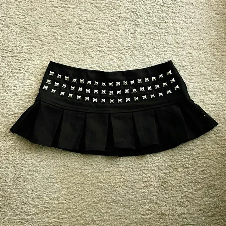 Minifalda de talle bajo