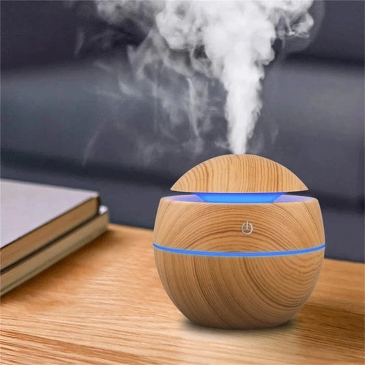 Humidificador Difusor de Aroma Eléctrico de Madera
